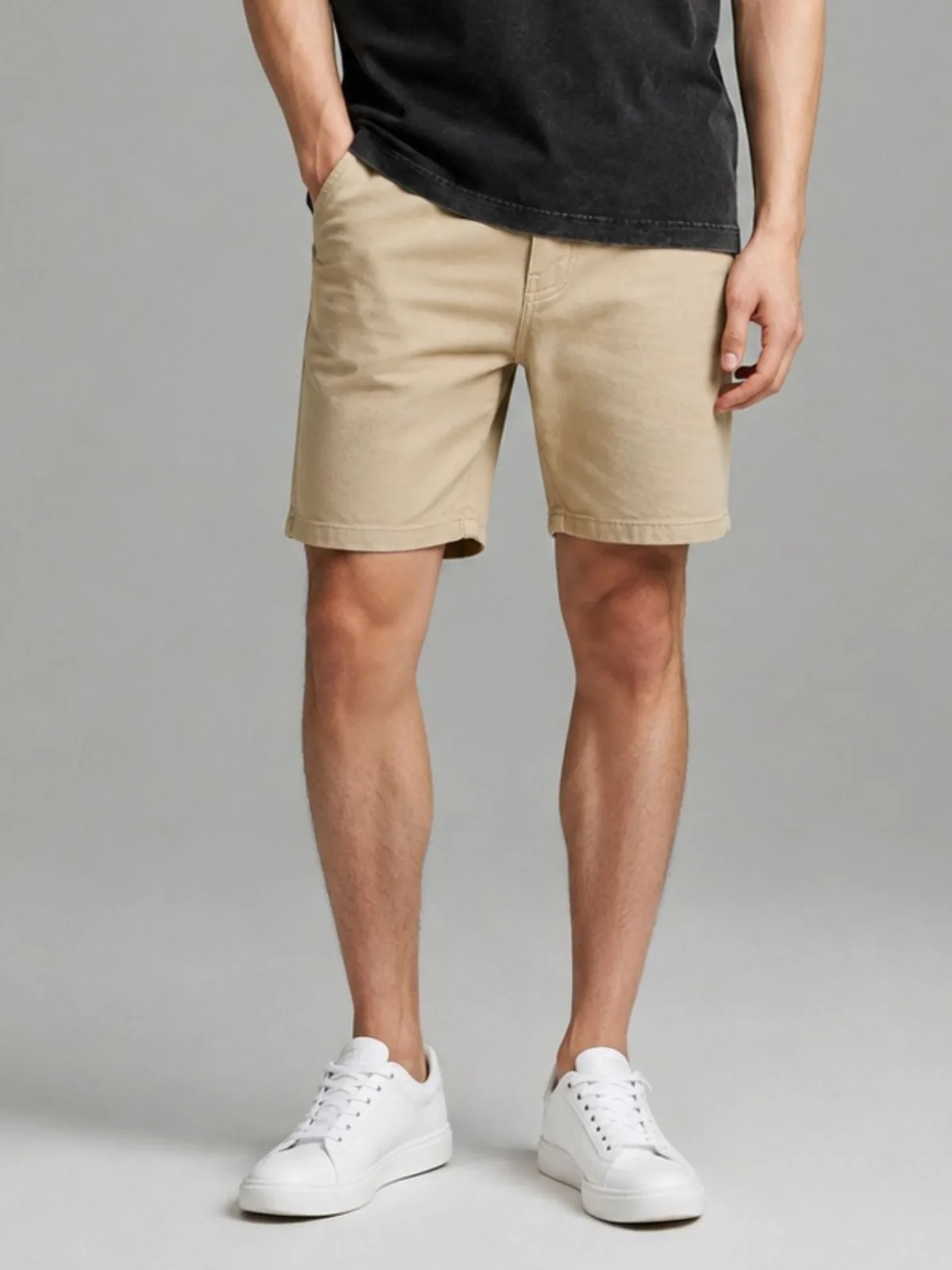 Quần Short Kaki Nam ICONDENIM Settle Form Regular QSID0294
