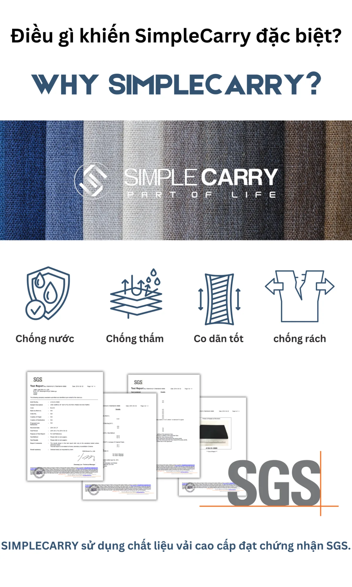Túi Đựng Giày Shoe Bag màu Marble SimpleCarry Chính Hãng 골프 신발 주머니 가방