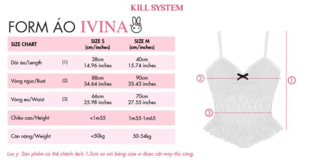 𝐊𝐈𝐋𝐋 𝐒𝐘𝐒𝐓𝐄𝐌 - Áo 2 dây IVINA ren xuyên thấu thắt nơ ôm body
