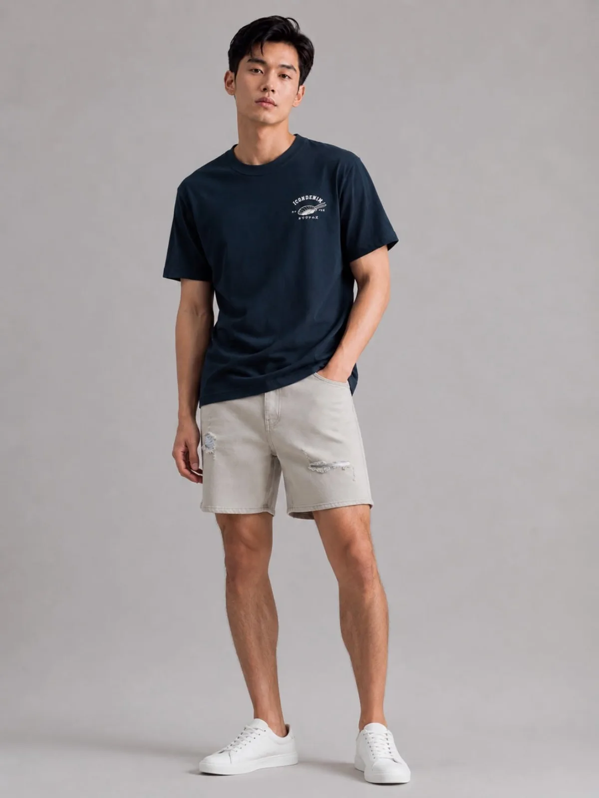 Áo Thun Nam ICONDENIM Midnight Sushi Form Regular ATID0759