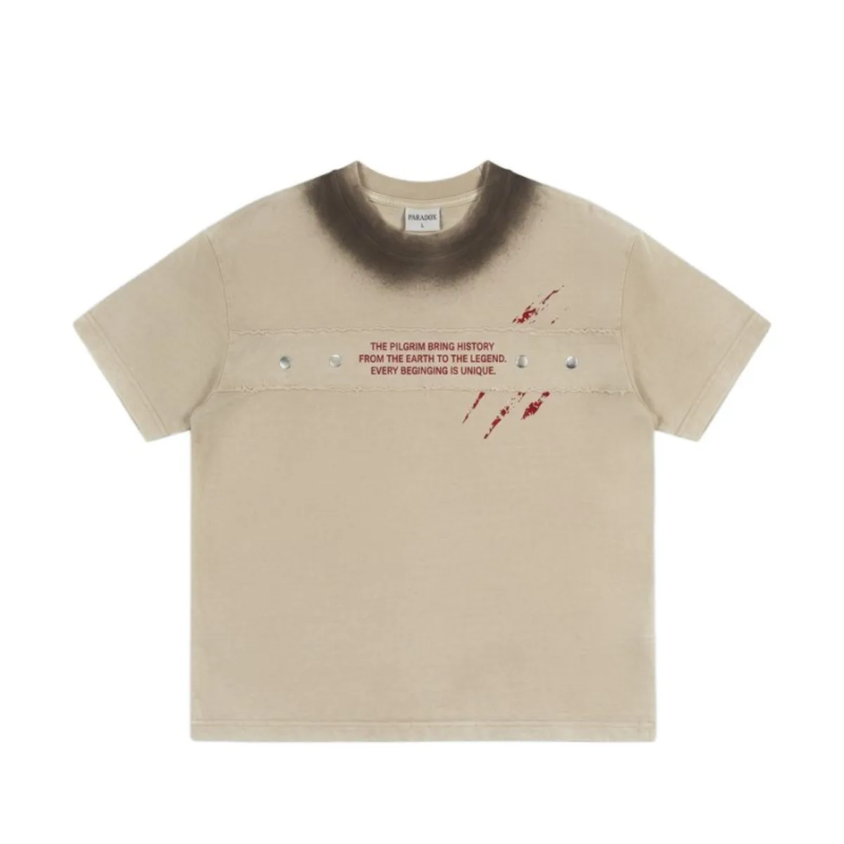 Áo thun form Boxy SAND TEE Cotton PARADOX AT6P0503