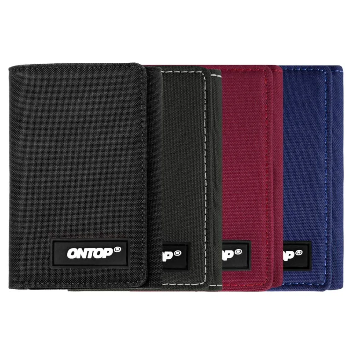 Ví canvas cầm tay local brand ONTOP có ngăn đựng thẻ nam nữ nhiều màu Tri-Fold Minimalist Wallet | O-V46