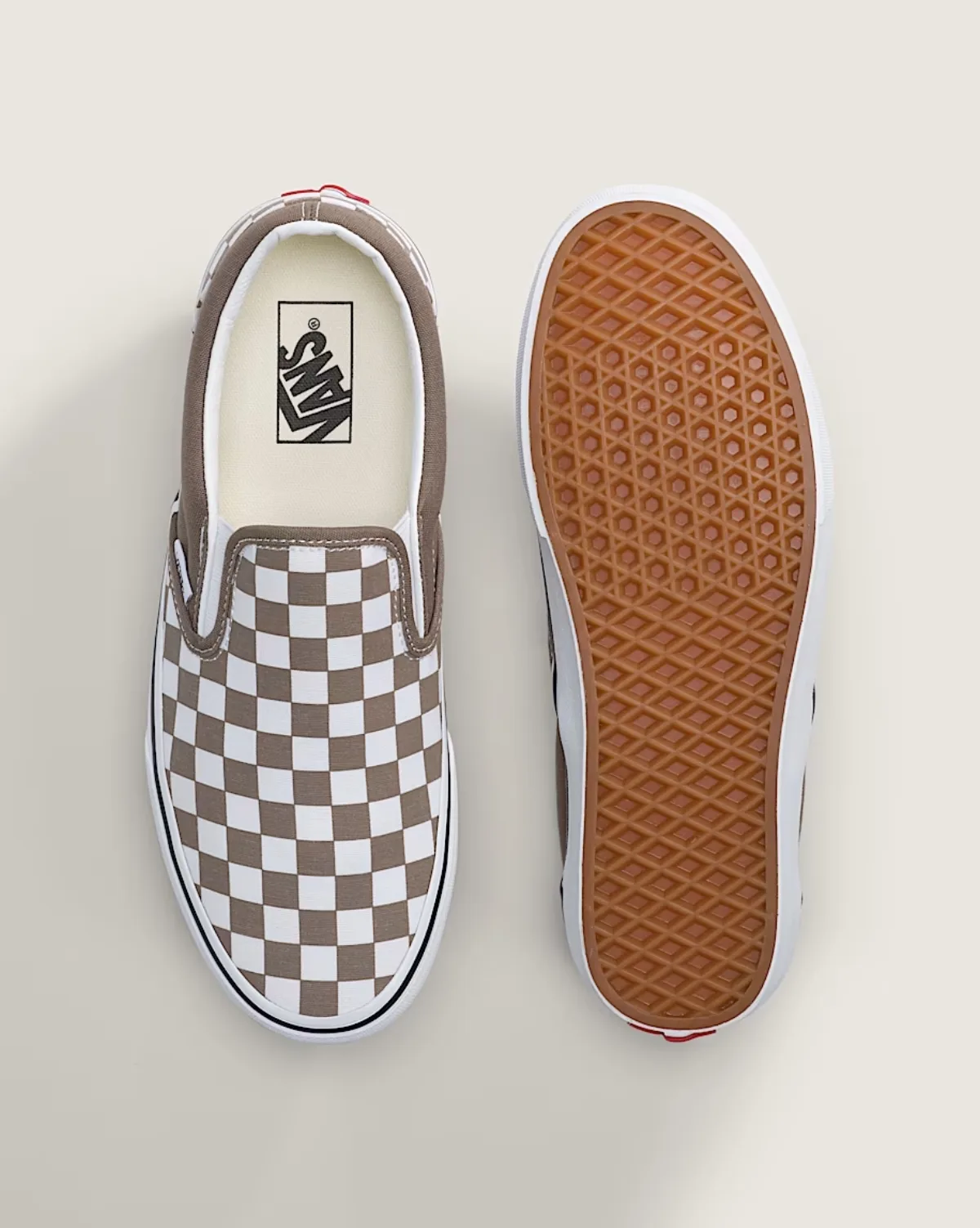 Giày VANS CLASSIC SLIP-ON COLOR THEORY CHECKERBOARD WALNUT
