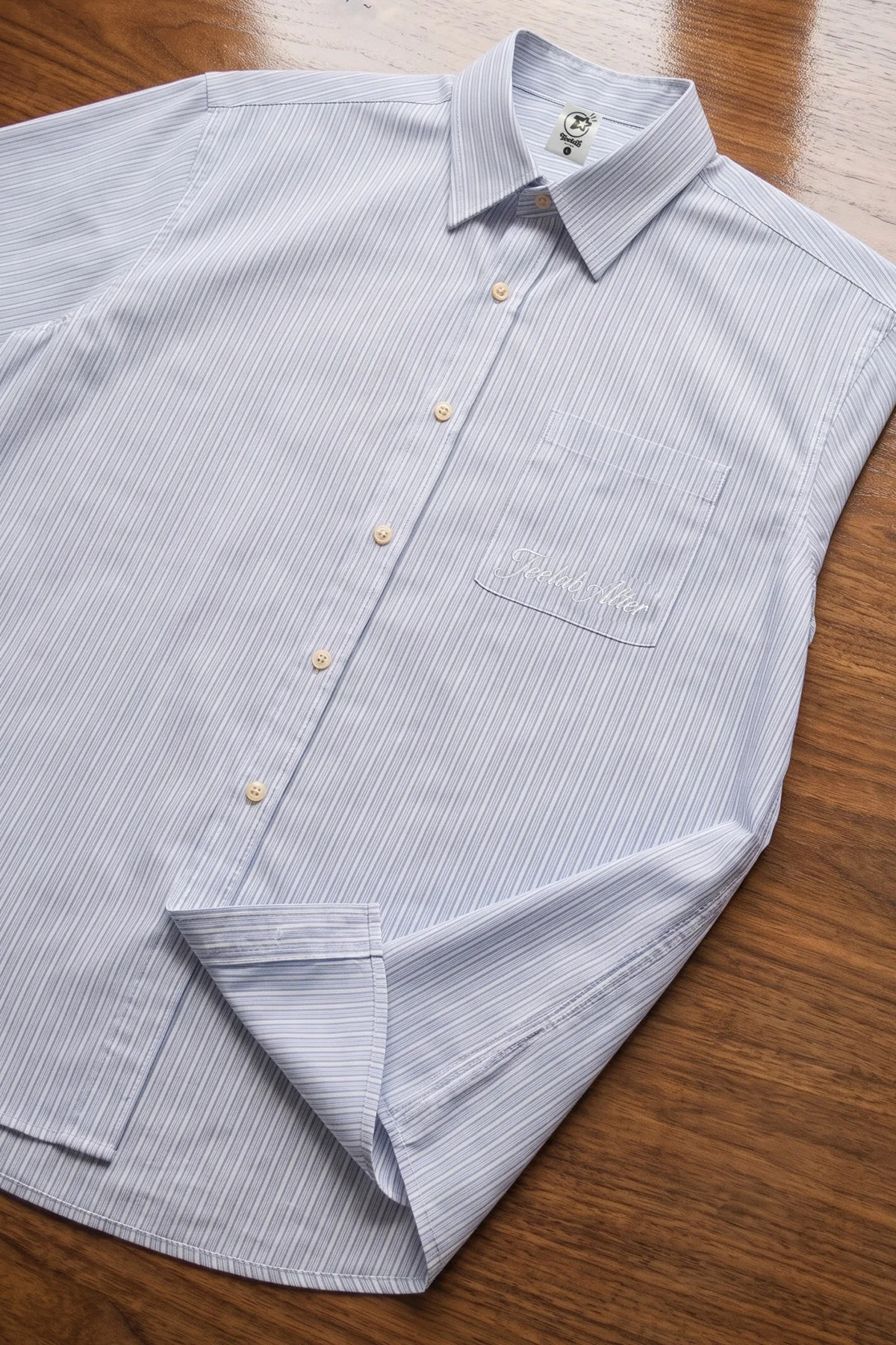 Áo Sơ Mi Teelab Alter Regular Cotton Typo Shirt SS097