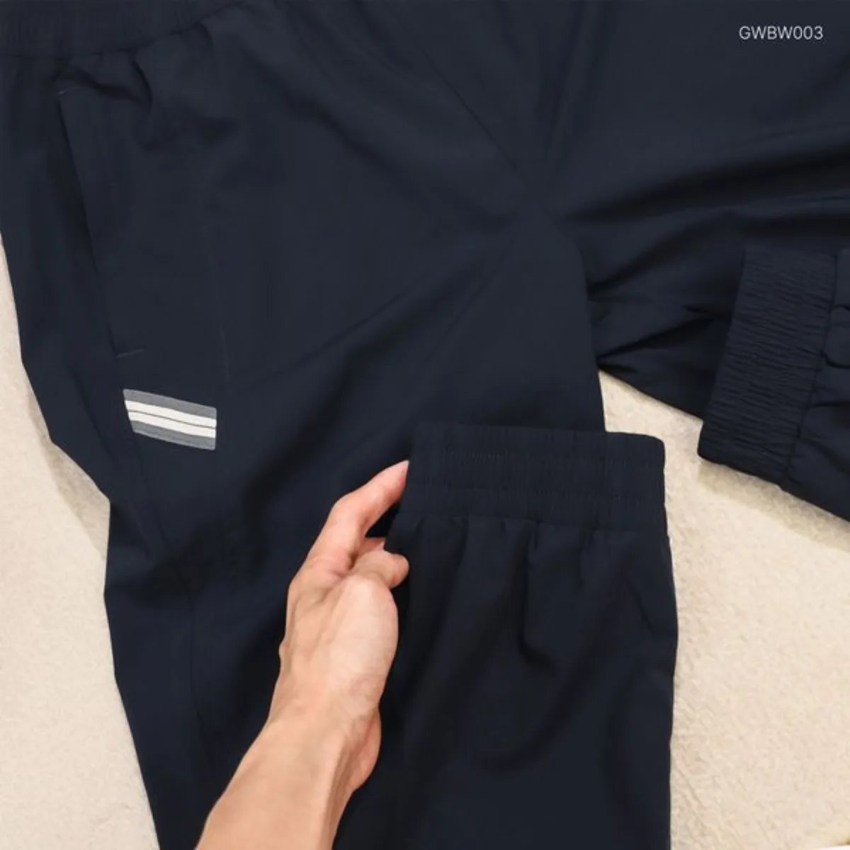 Quần Gió Nam ACTIVE JOGGERS TORANO can phối màu túi khóa in logo Cản Bụi, Cản Gió, Giữ ấm GWBW003