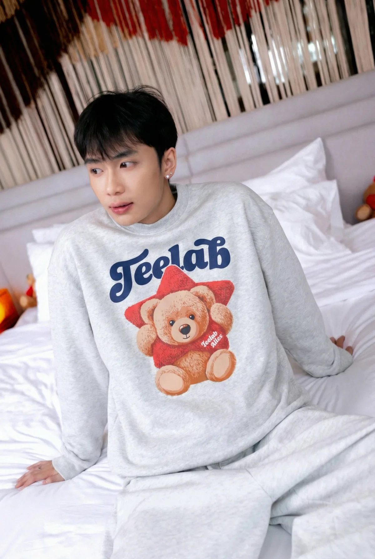Áo Nỉ Bông Teelab Alter Semi Fleece Teddy Star Sweater HD134