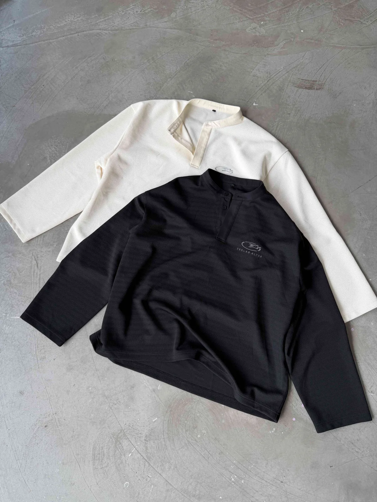 Áo Thun Dài Tay Teelab Alter Regular Waffle Essentials FW26 Henley TS442