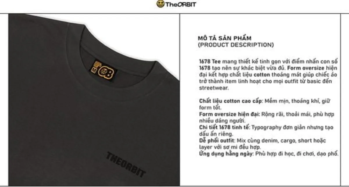 COMBO ÁO + QUẦN The ORBIT 1678 TEE + DENIM SHORT - Local Brand Chính Hãng