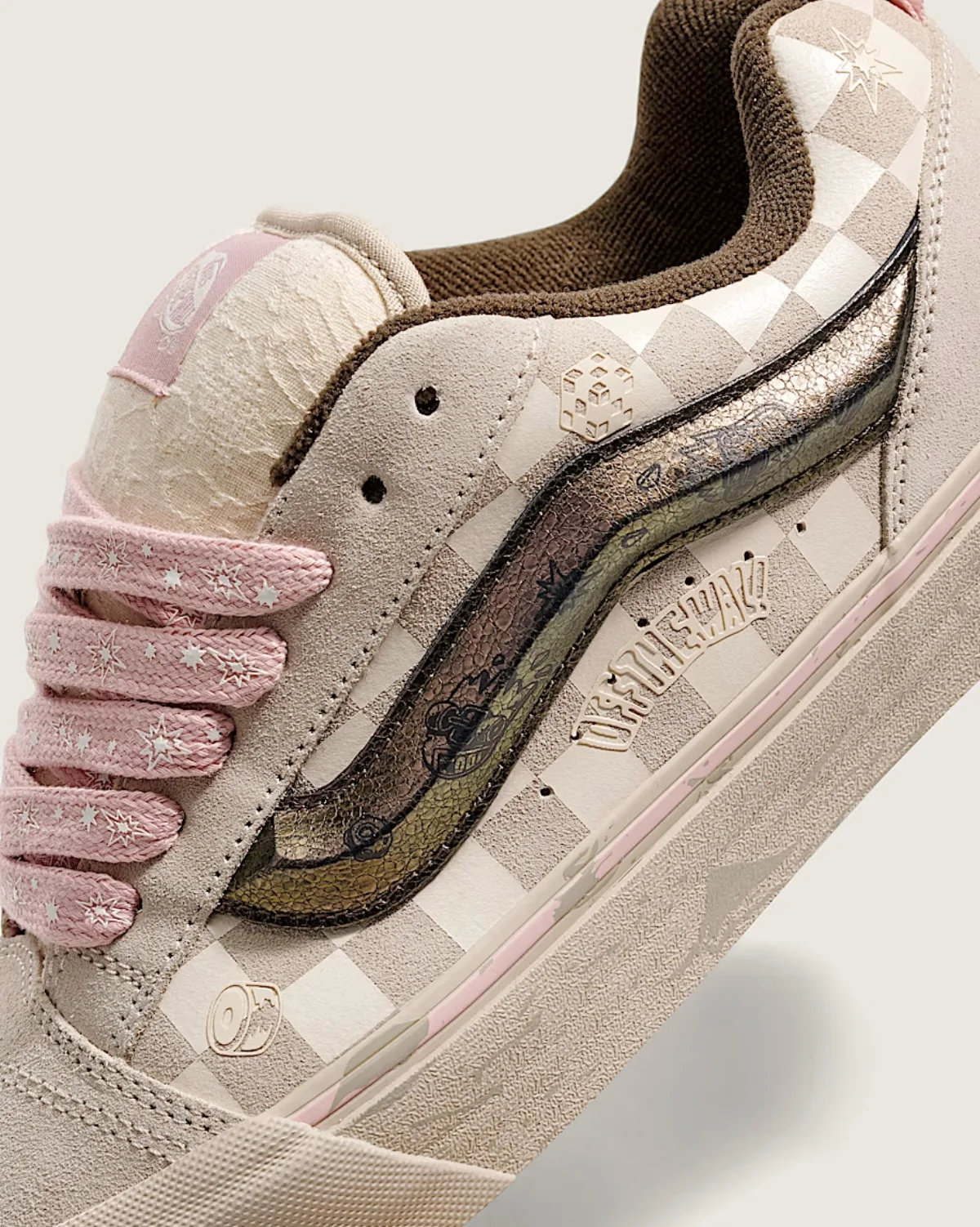 Giày VANS KNU SKOOL x SPACE MOLLY OATMEAL SEPIA ROSE