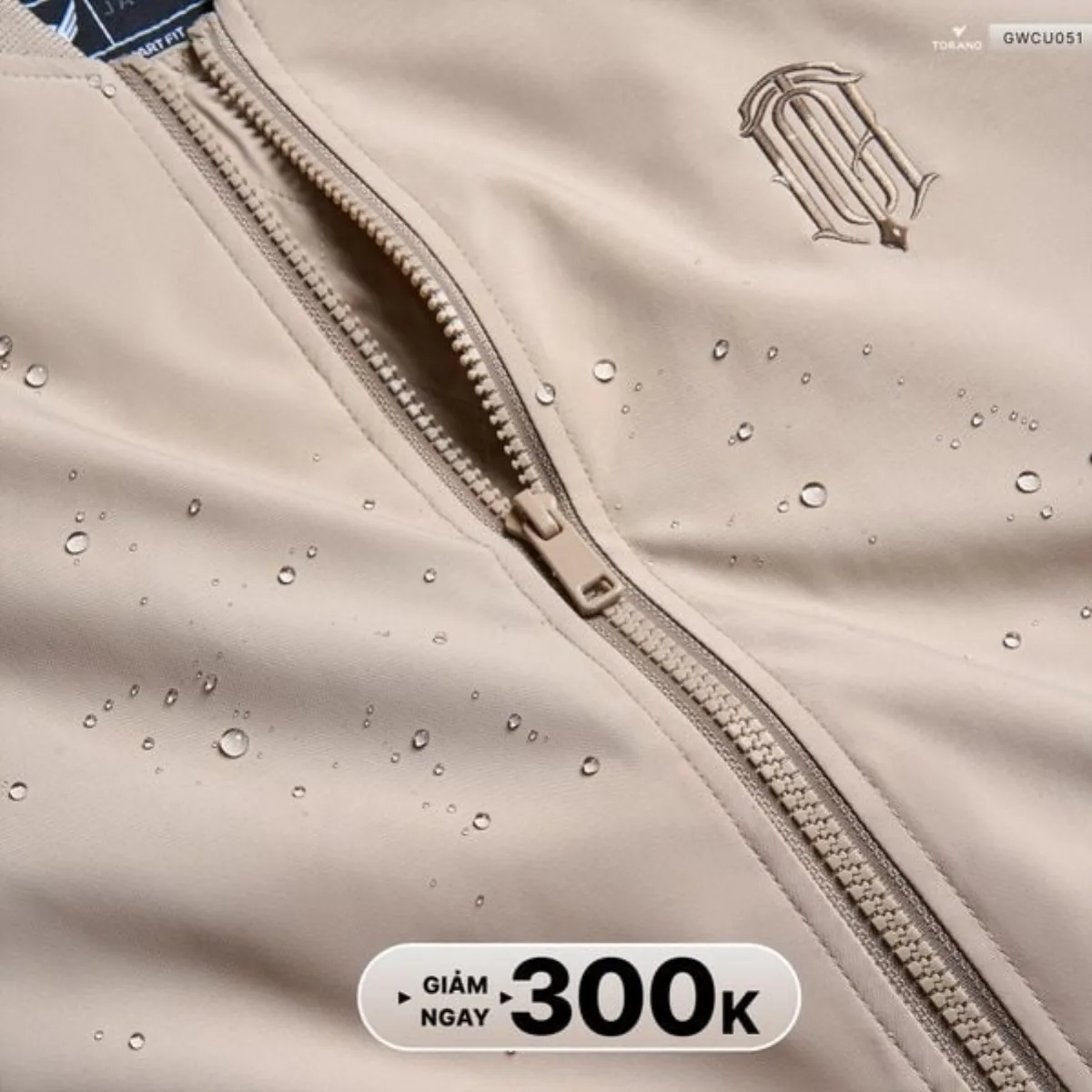 Áo khoác gió 2 lớp FUR-LINED BOMBER TORANO lót lông cổ bomber Công Nghệ Cao Cấp Heattech, Chống Thấm, Giữ ấm GWCU051