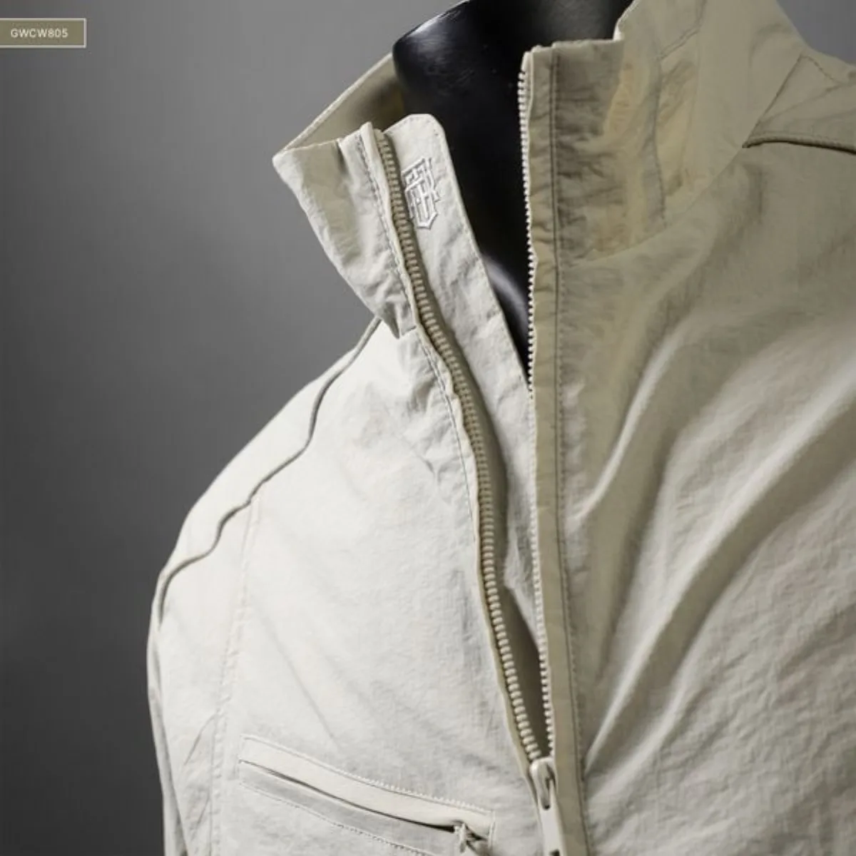 [LUXURY ITEM] Áo Khoác Gió Nam 2 lớp BOXY WINDBREAKER TORANO Relaxedfit Cổ Cao Thêu Logo, Phong Cách GWCW805