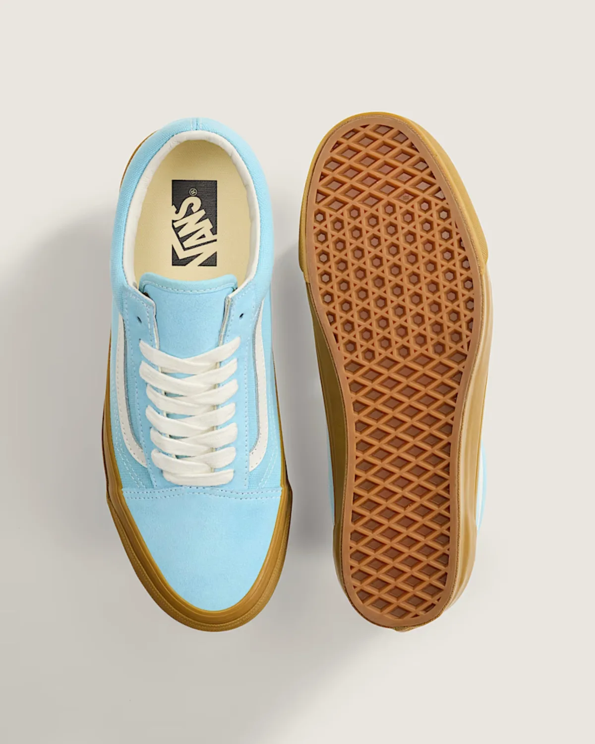 Giày VANS PREMIUM OLD SKOOL GUM CRYSTAL BLUE