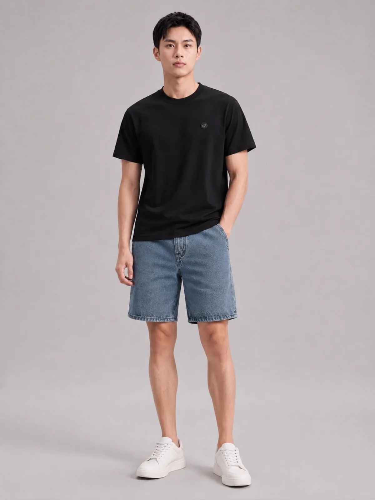 Quần Short Jean Nam ICONDENIM Stoneveil Form Loose QSID0295