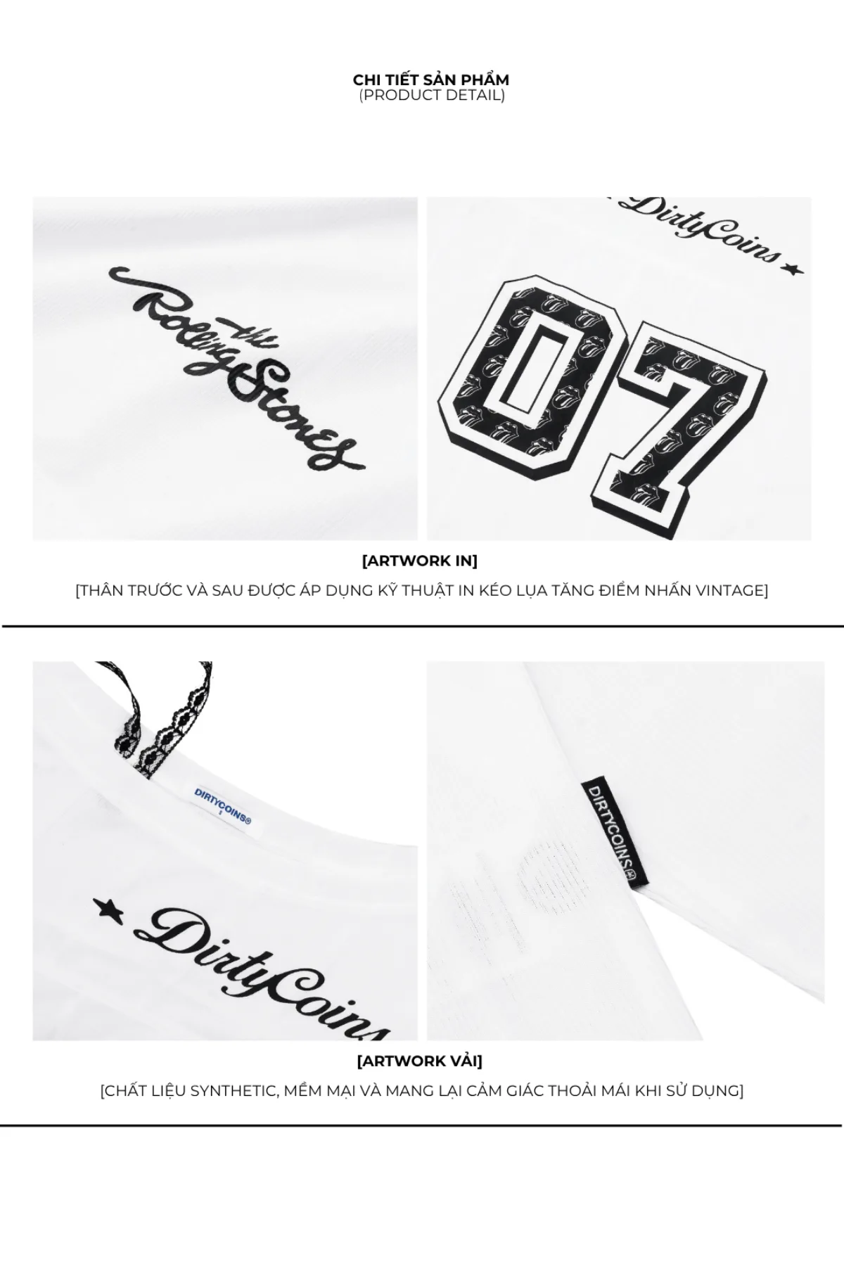 [DCxRS] Áo DirtyCoins Jersey LS Star 07 One Shoulder
