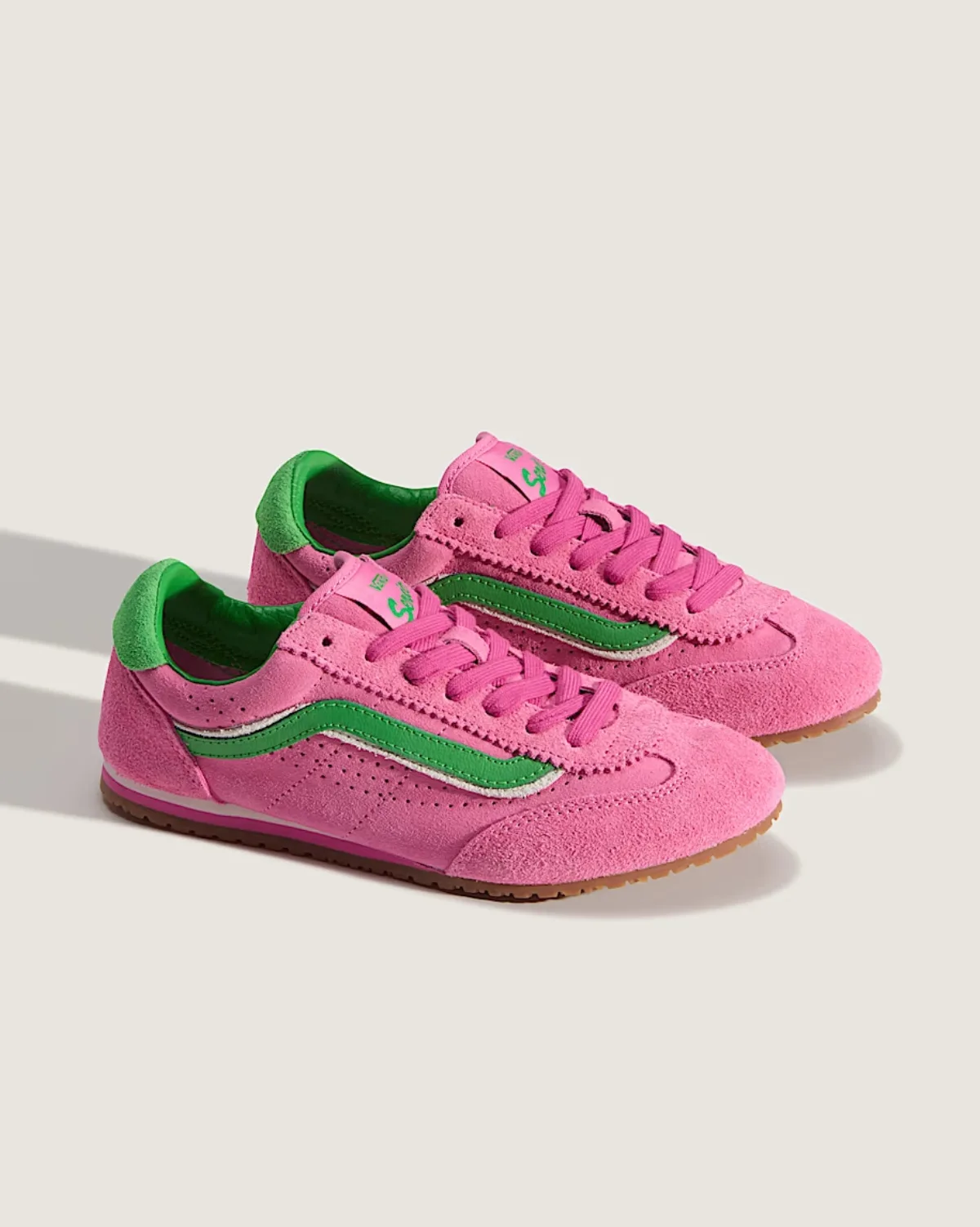Giày VANS SUPER LOWPRO FIZZ PINK/BRIGHT GREEN