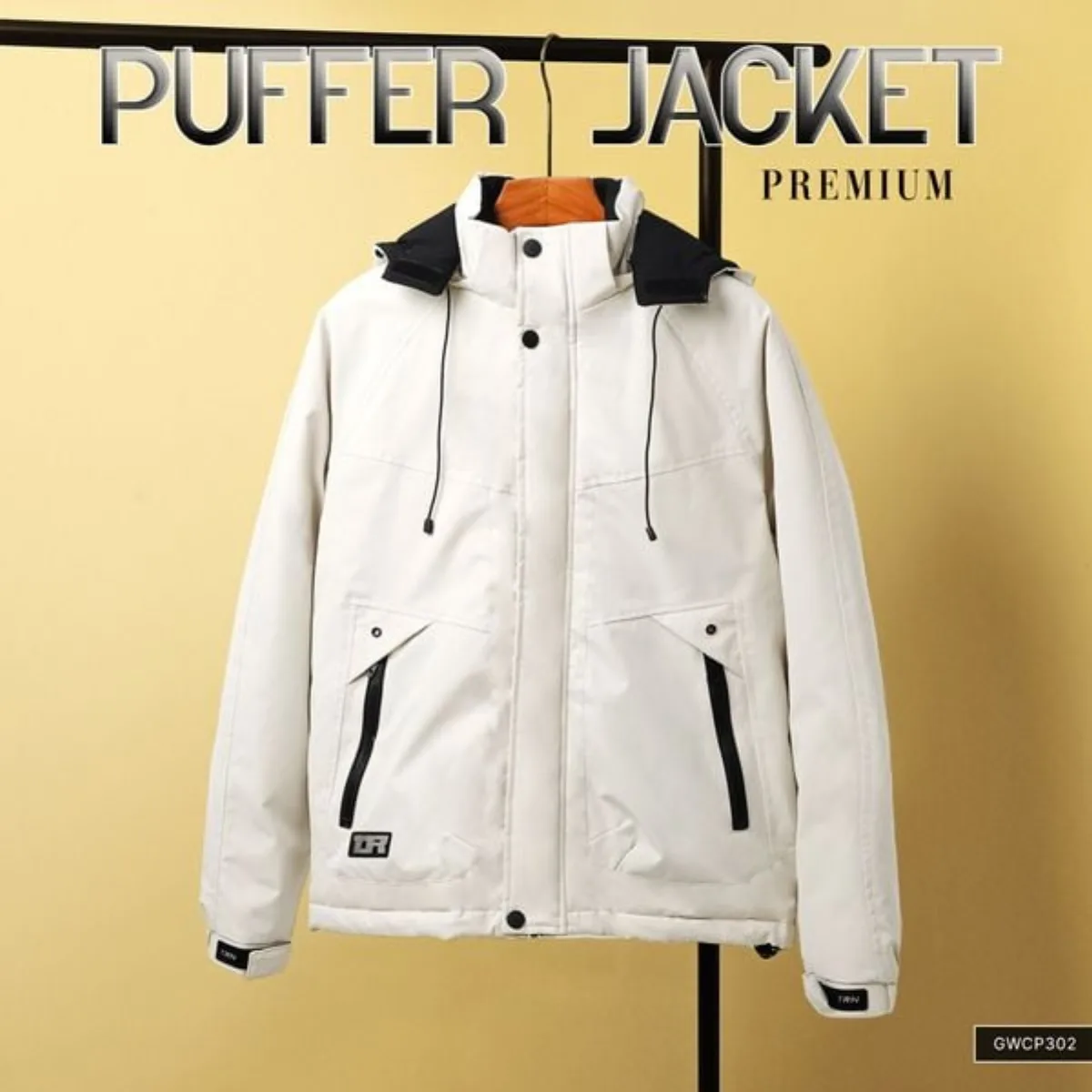Áo Khoác Phao Nam Đại Hàn lót bông PREMIUM PUFFER JACKET TORANO mũ rời may mác dệt, siêu giữ nhiệt, cản gió tốt GWCP302
