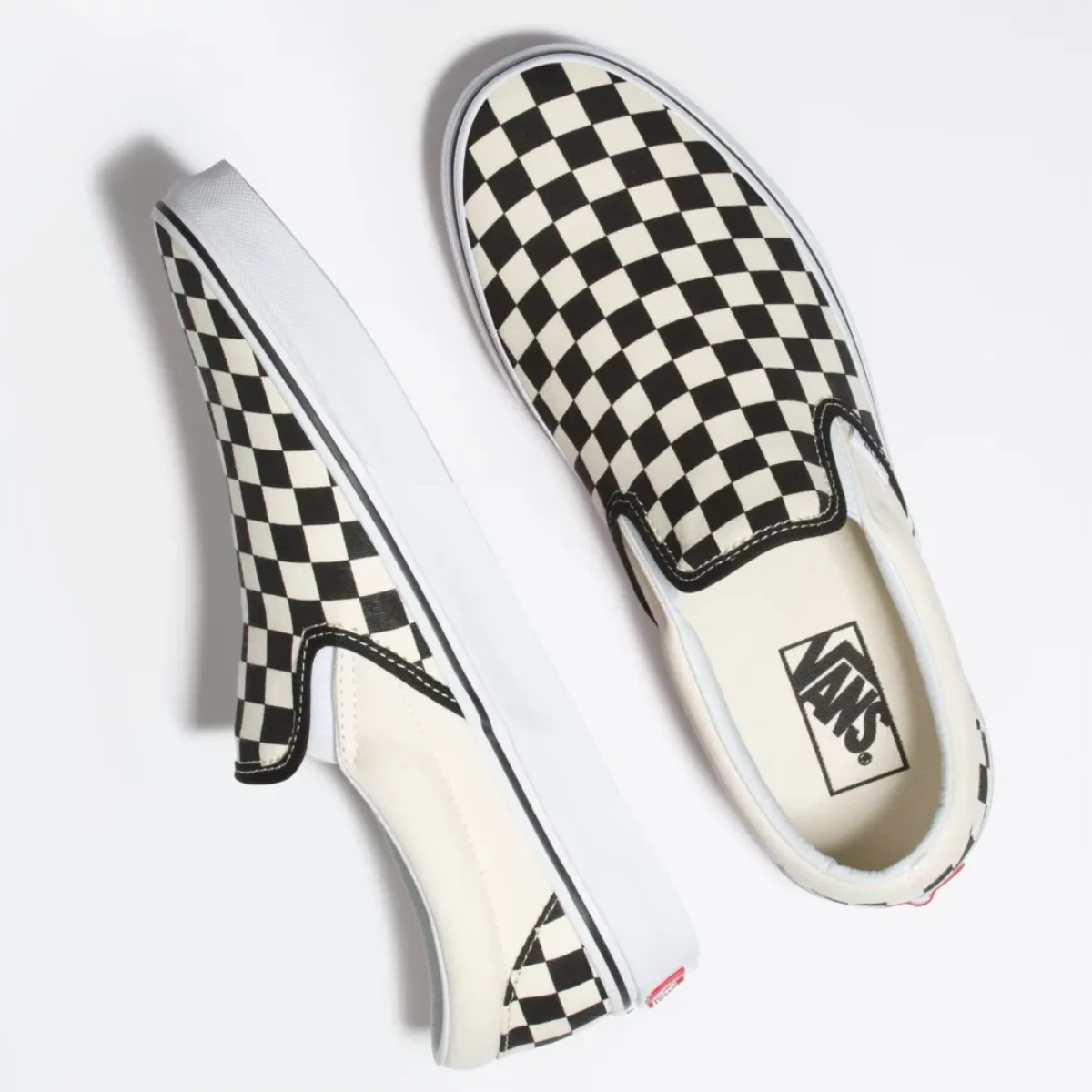 VANS CHECKERBOARD SLIP-ON CLASSIC BLACK/OFF WHITE