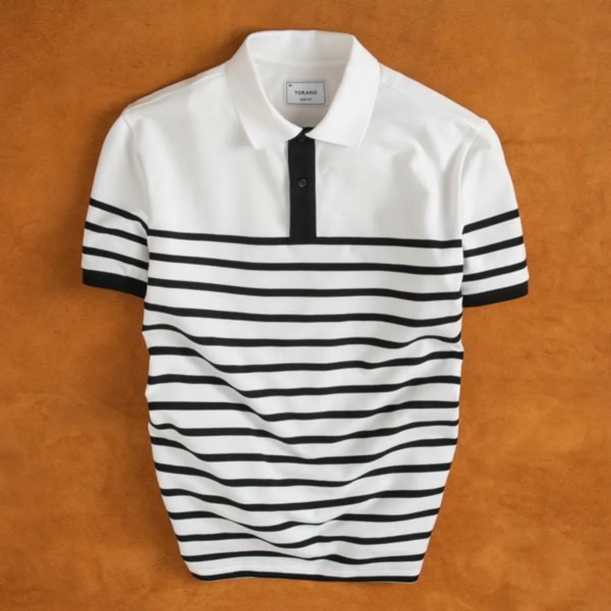 Áo polo PARISIAN POLO TORANO kẻ ngang bo tay phối màu tinh tế và phóng khoáng GSTP039