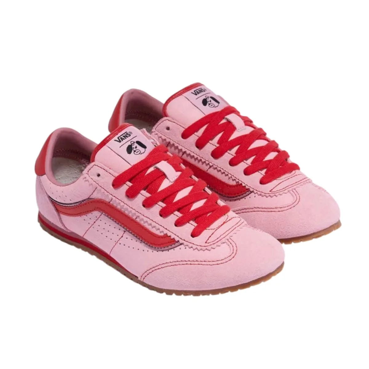 Giày VANS SUPER LOWPRO RIROO RED/PINK