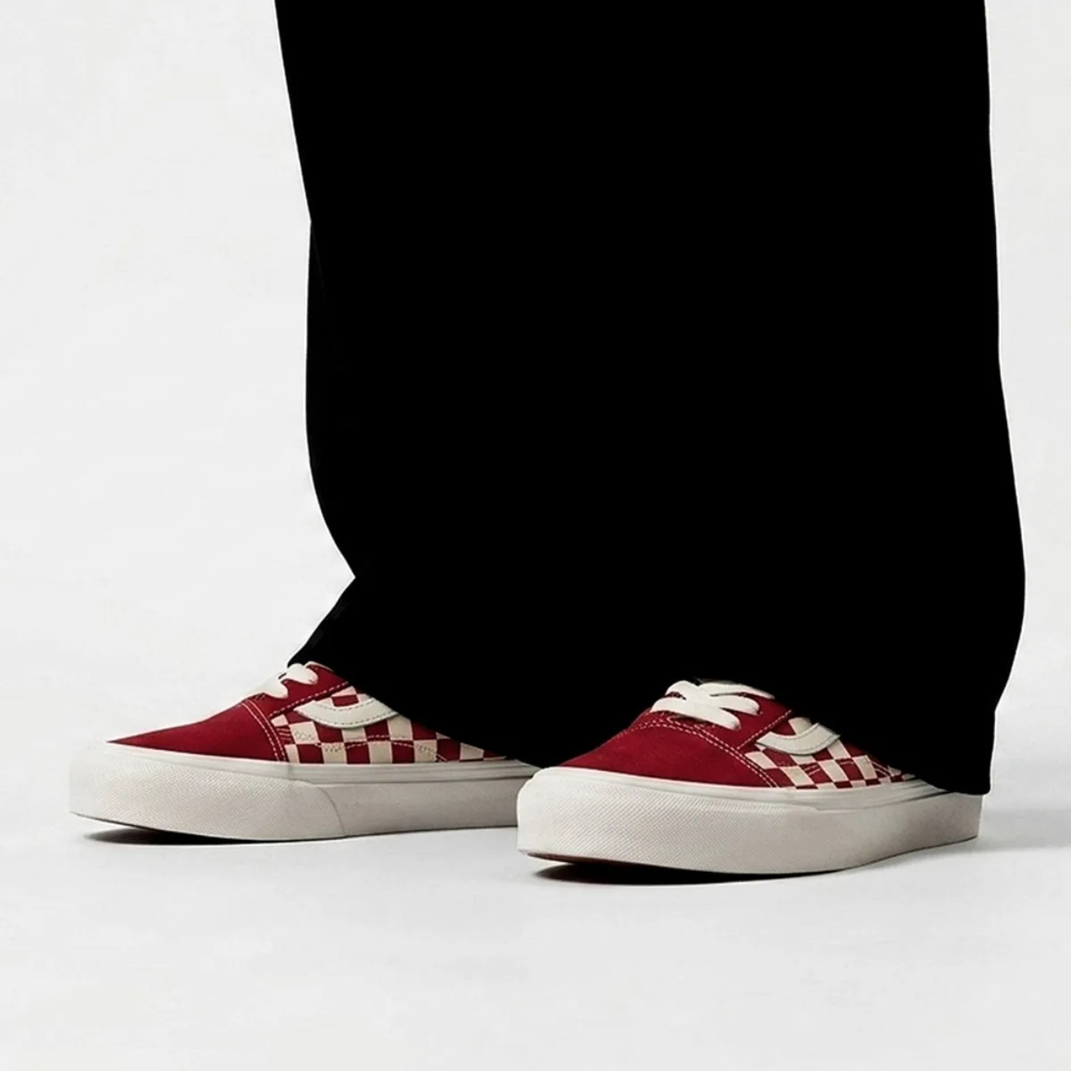Giày VANS OLD SKOOL CHECKERBOARD RED/WHITE