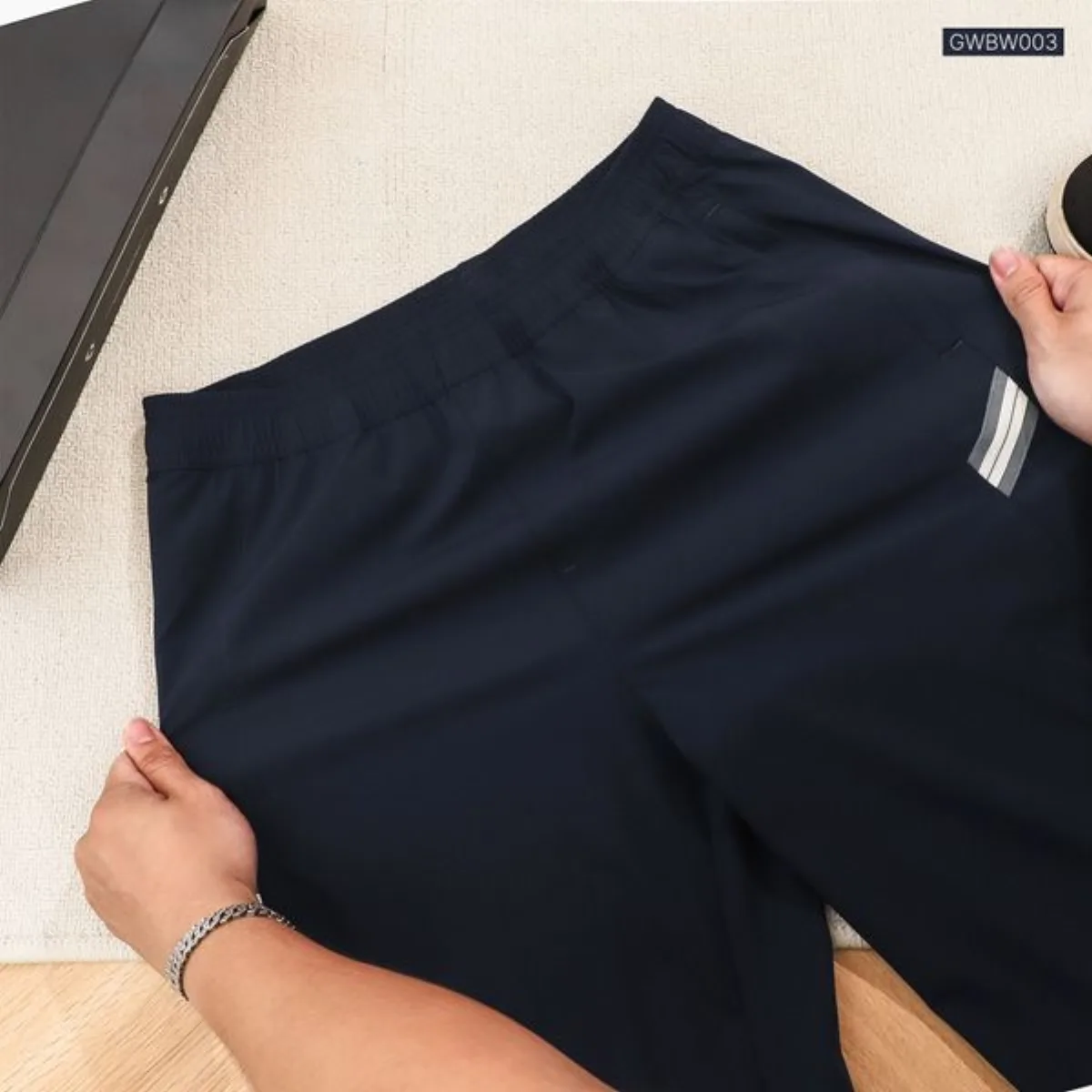 Quần Gió Nam ACTIVE JOGGERS TORANO can phối màu túi khóa in logo Cản Bụi, Cản Gió, Giữ ấm GWBW003
