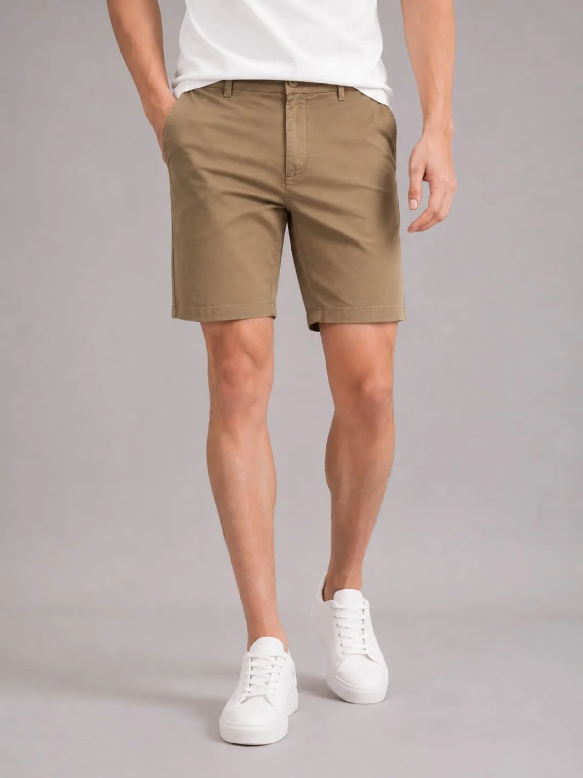 Quần Short Nam ICONDENIM Chino Neat Form Slim QSID0299
