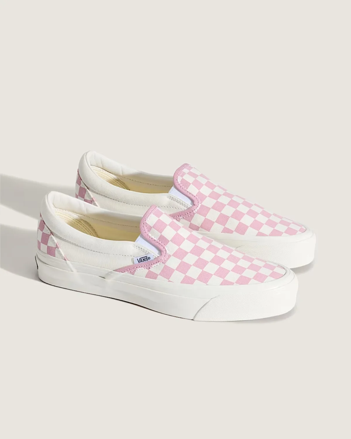 Giày VANS PREMIUM CLASSIC SLIP-ON CHECKERBOARD DAWN PINK