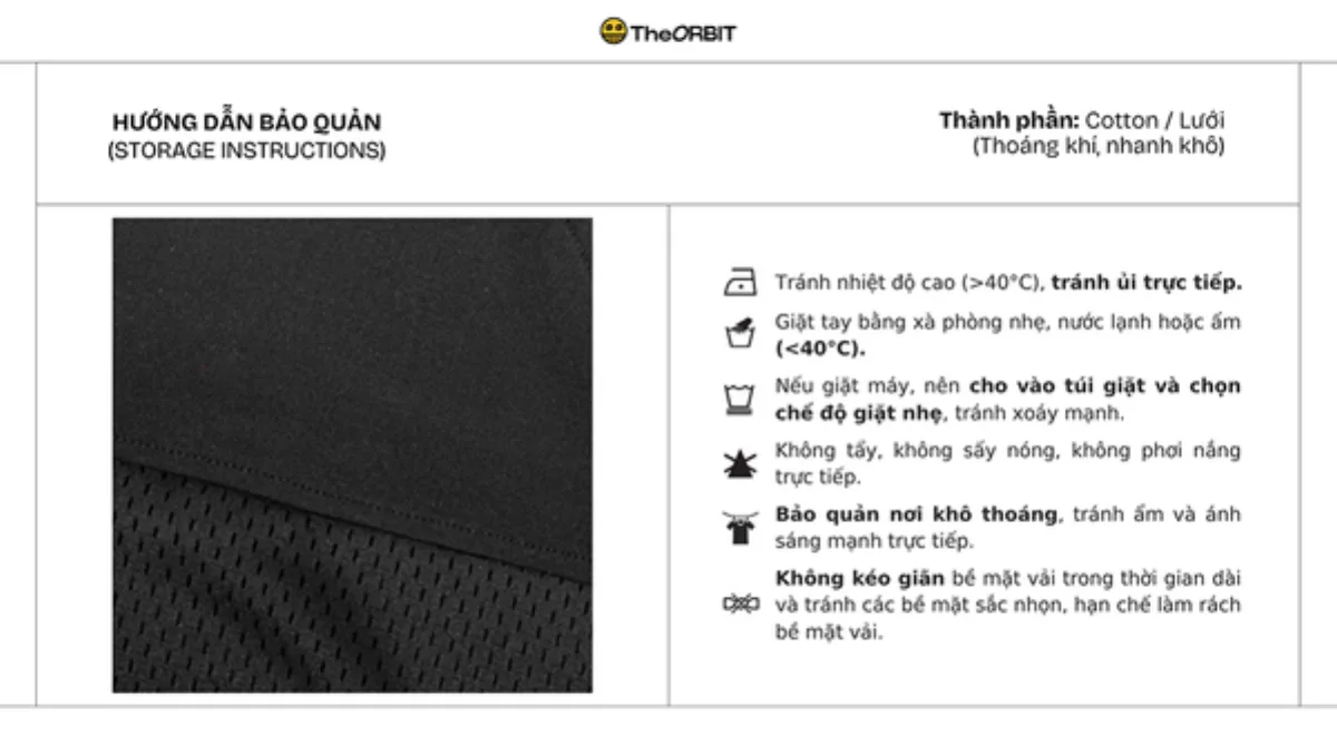 COMBO ÁO + QUẦN THE ORBIT Mesh Jersey 08 + Quần OB Logo Black  - Local Brand Chính Hãng