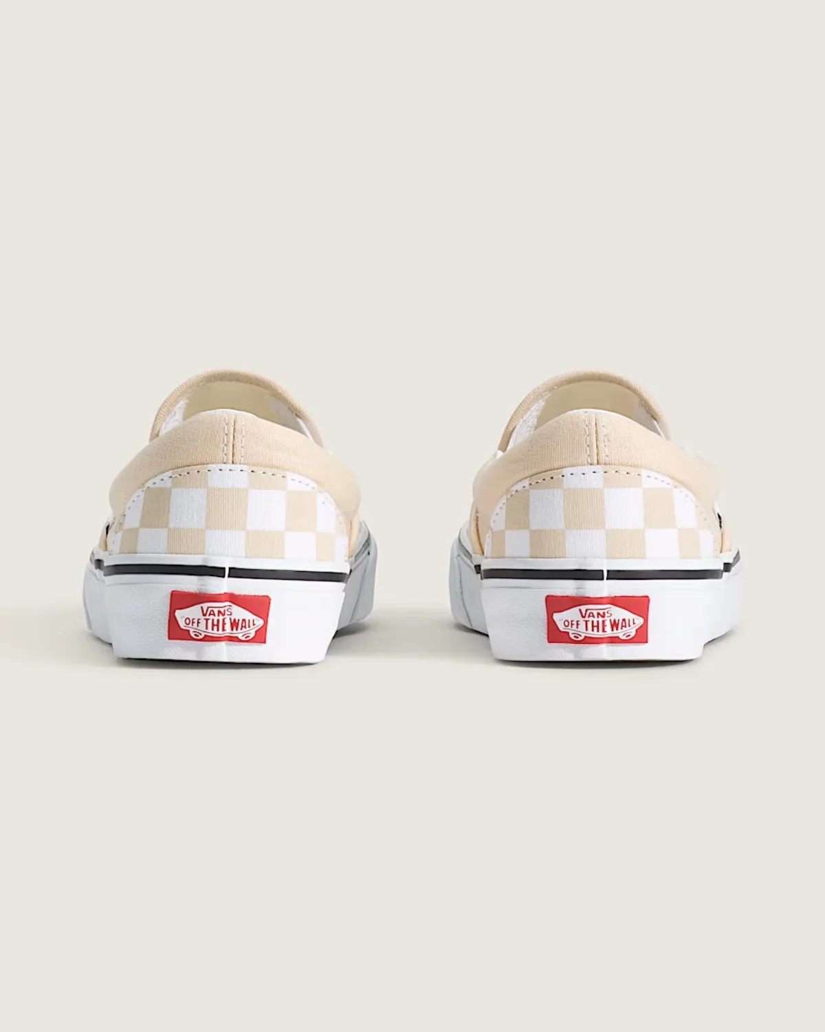 Giày VANS CLASSIC SLIP-ON COLOR THEORY CHECKERBOARD CREME BRULE BEIGE