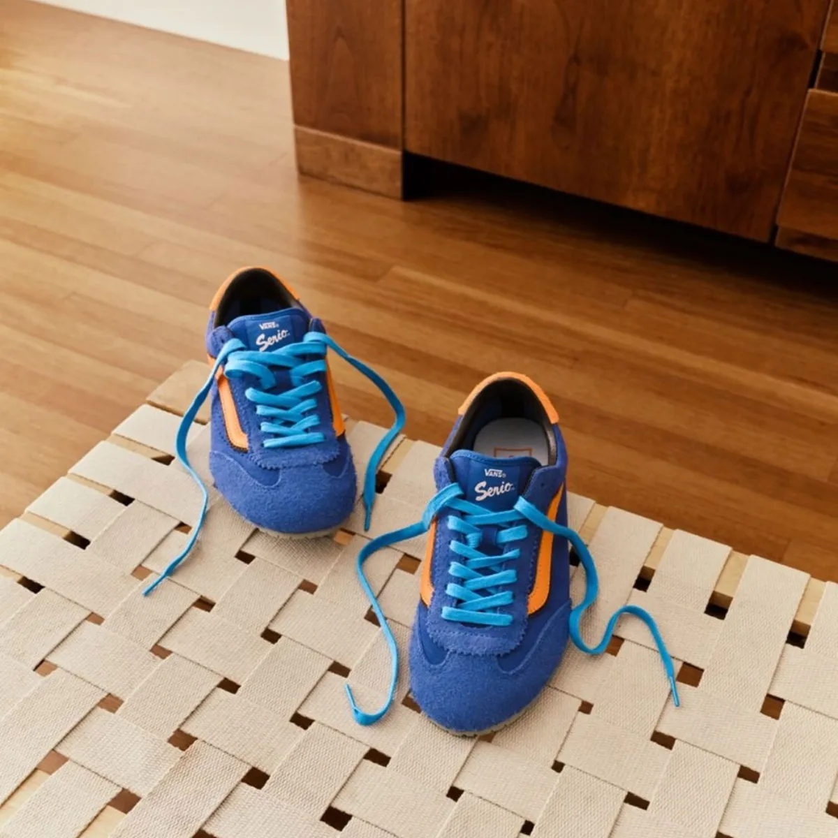 Giày VANS SUPER LOWPRO ROYAL COBALT/SUNSET ORANGE
