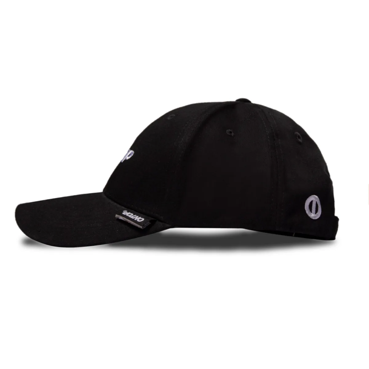 Mũ lưỡi trai nam nữ local brand ONTOP đen xanh thêu chữ form mềm Basic Cap | O-CAP01