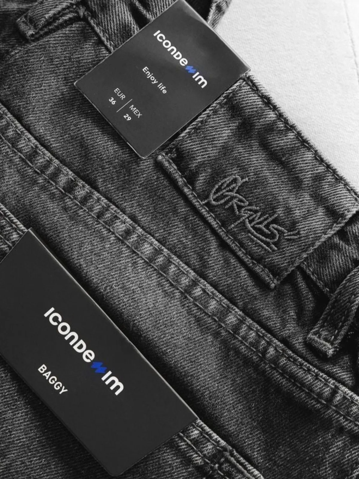 Quần Jeans Nam ICONDENIM Rustic Nomad Form Baggy QJID0287