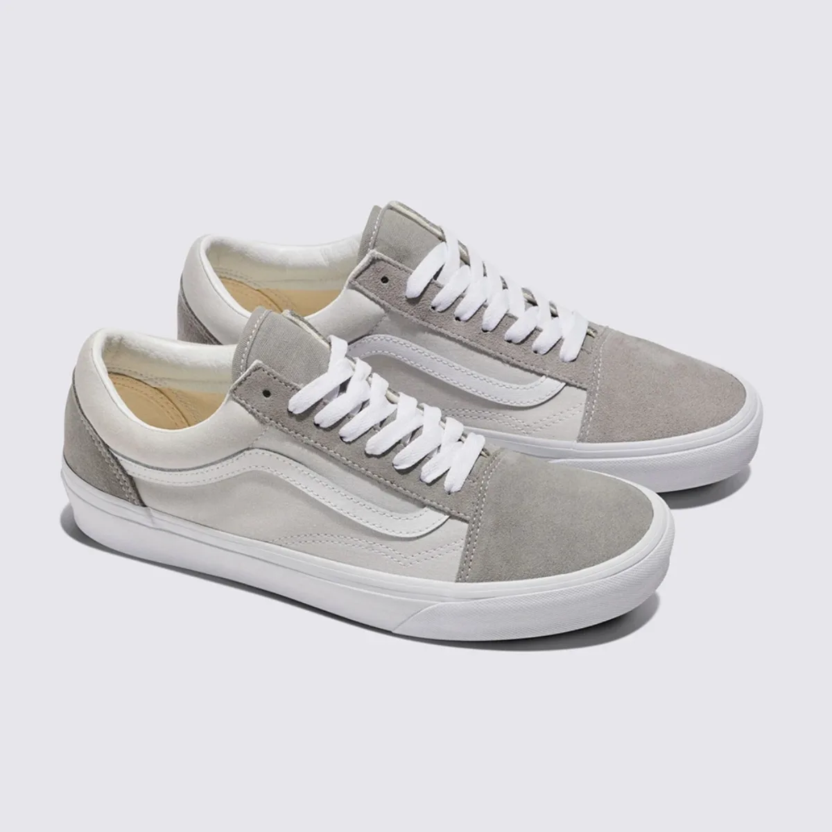 Giày VANS OLD SKOOL CANVAS SUEDE BLOCK GRAY