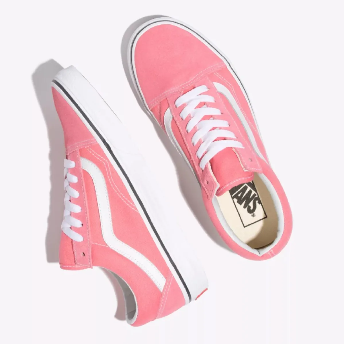 VANS OLD SKOOL STRAWBERRY PINK TRUE WHITE