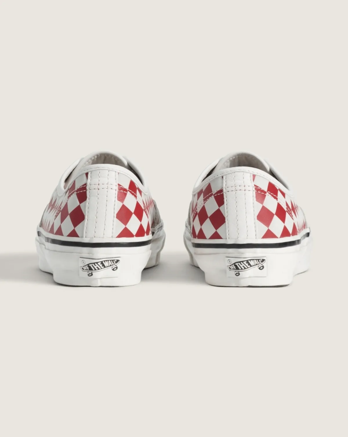 Giày VANS PREMIUM AUTHENTIC DIAMOND CHECK RED/MARSHMALLOW