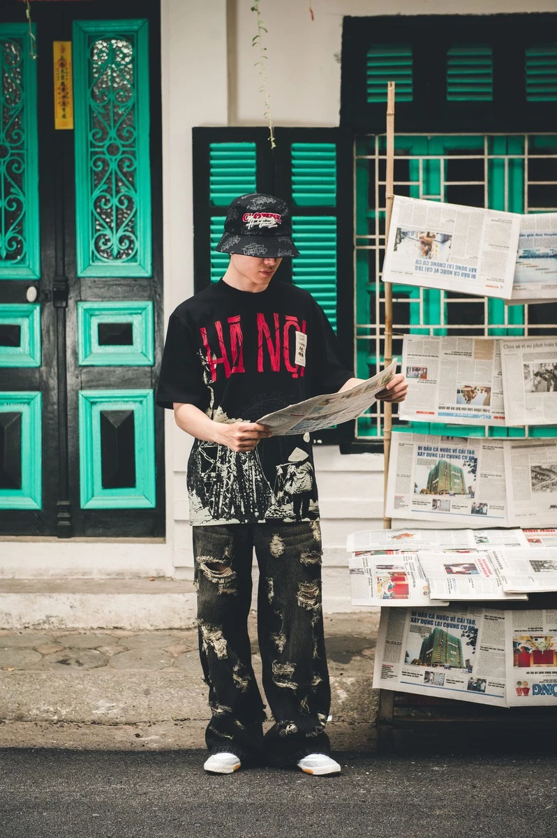 Áo thun trơn tay lỡ local brand ClownZ Hà Nội phông cổ tròn form rộng cotton unisex nam nữ nhiều màu