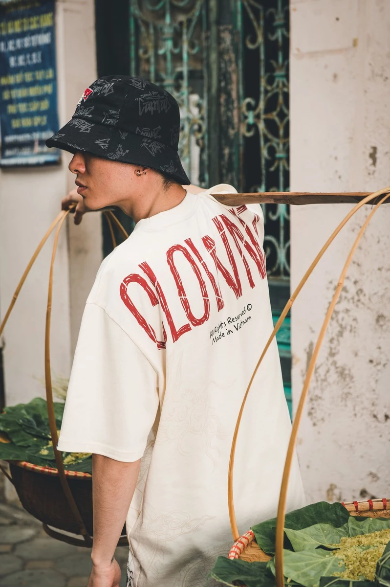 Áo thun trơn tay lỡ local brand ClownZ Hà Nội phông cổ tròn form rộng cotton unisex nam nữ nhiều màu