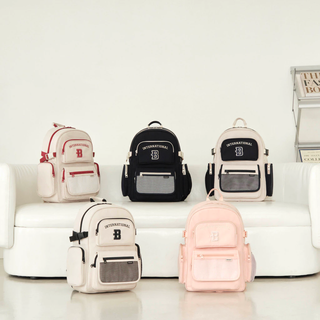 [KOL] Balo nam nữ đi học đi làm BAMA Border Backpack cặp chống nước nhiều ngăn đựng laptop 15.6 inch