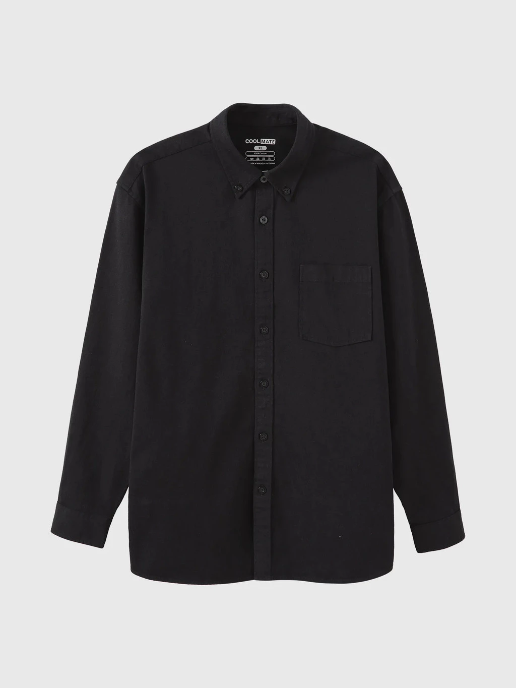 [MUA 2 GIẢM 5%][OUTLET - KHÔNG ĐỔI TRẢ]Áo sơ mi Overshirt 100% Cotton vải bền, thấm hút, giữ form tốT Coolmate