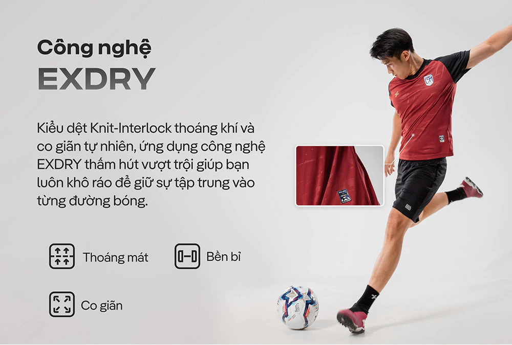 [MUA 2 GIẢM 5%][OUTLET - KHÔNG ĐỔI TRẢ]Áo Thun thể thao Bóng Đá Cổ Tròn CFA24 thấm hút tốt, thoáng khí Coolmate