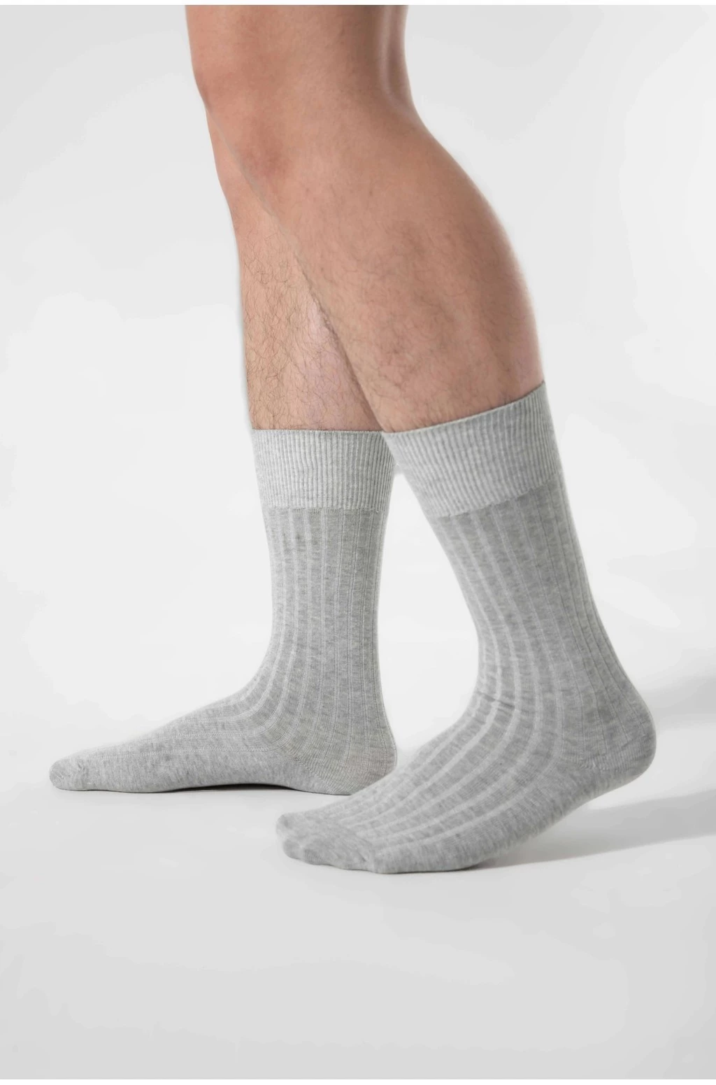Combo 2 đôi Tất cổ dài Cotton Ribbed, Tất đeo giày tây mềm mại, thoáng khí, thấm hút tốt Coolmate