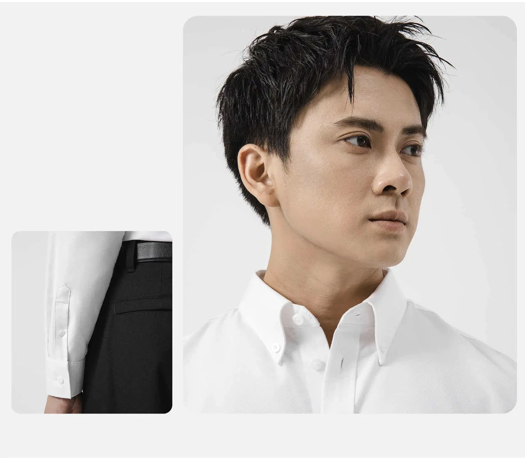 [TẶNG TẤT COTTON]Áo sơ mi nam dài tay Oxford Premium mềm mại chống nhăn, Áo đi làm đi chơi dạo phố Coolmate