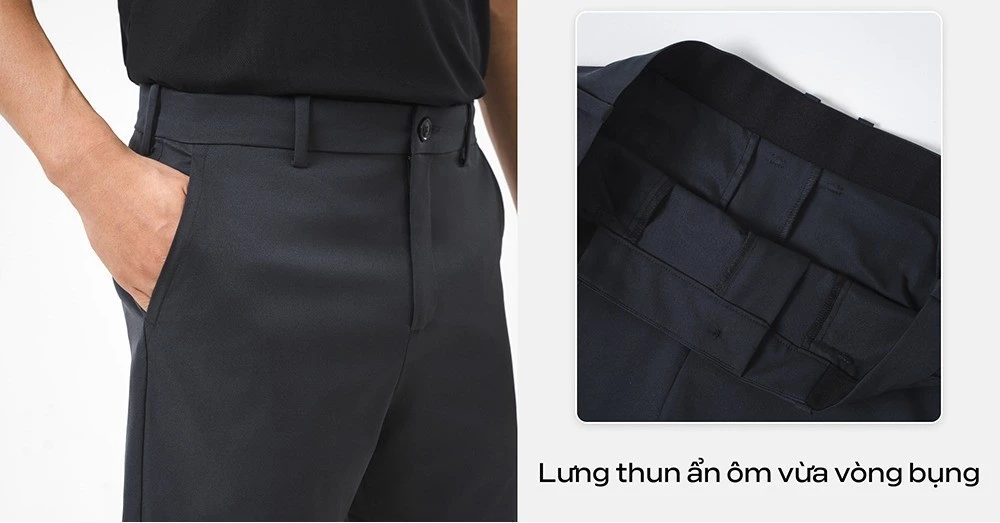 Quần Shorts Nam Kaki Excool co giãn Coolmate