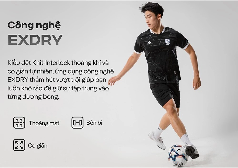 [MUA 2 GIẢM 5%][OUTLET]Áo Thun thể thao Bóng Đá Cổ V CFA24 thấm hút tốt, thoáng khí, áo đá banh Coolmate