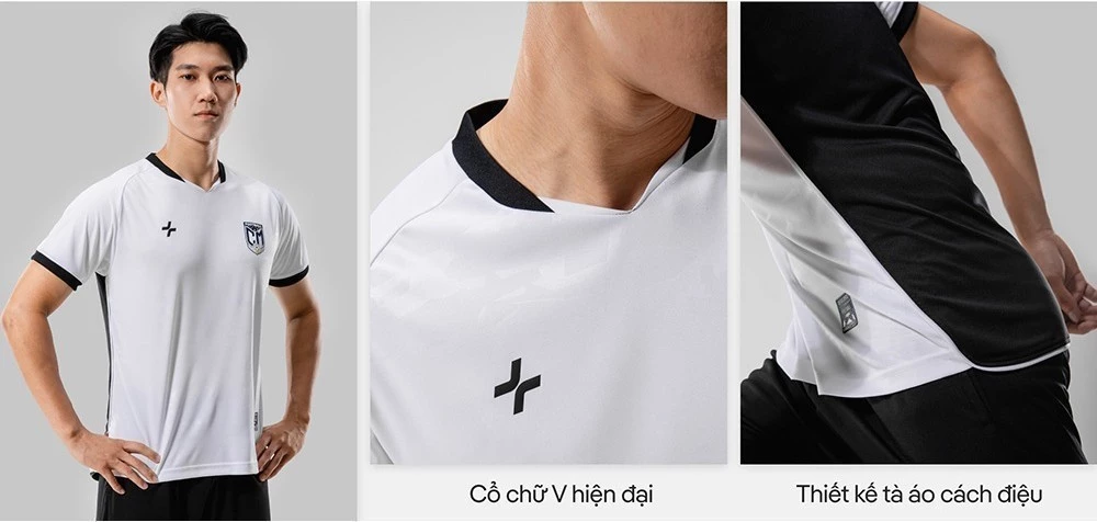 [MUA 2 GIẢM 5%][OUTLET]Áo Thun thể thao Bóng Đá Cổ V CFA24 thấm hút tốt, thoáng khí, áo đá banh Coolmate