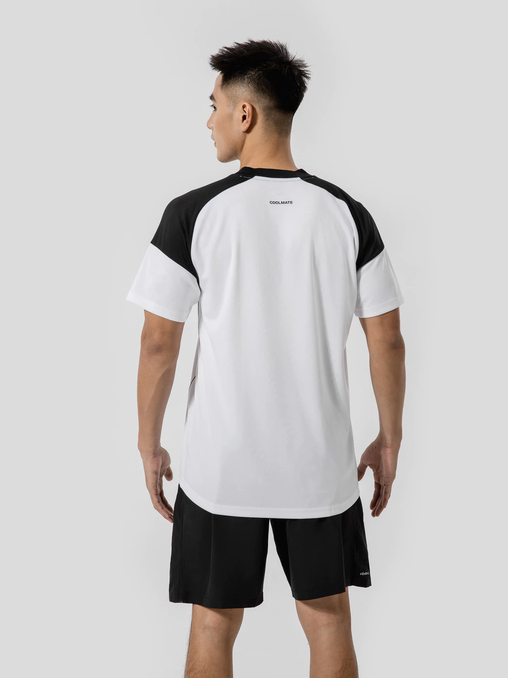 Áo thun nam thể thao pickleball tennis phối bo cổ co giãn thấm hút tốt nhanh khô Coolmate