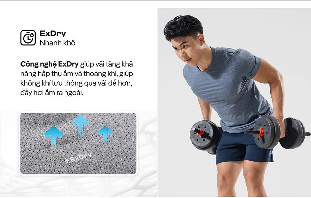Áo Thun thể thao đa năng Training I dệt Knit mesh siêu thoáng khí co giãn tốt, thấm hút tốt Coolmate