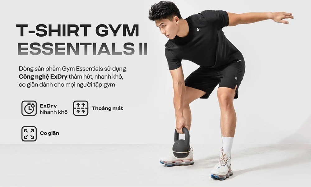 Áo Thun thể thao đa năng Training II co giãn 4 chiều, thấm hút tốt, thoáng khí Coolmate