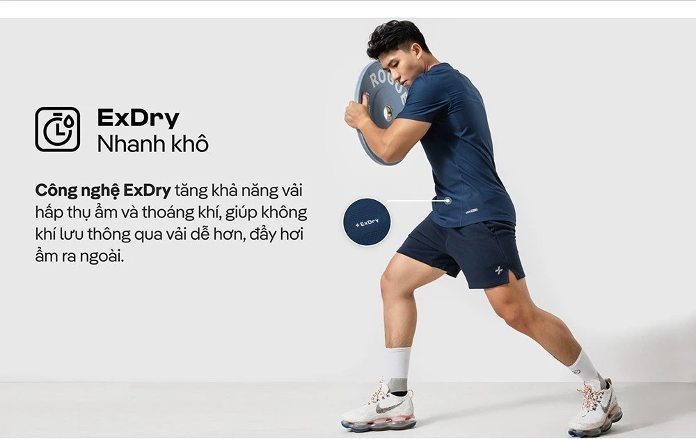 Áo Thun thể thao đa năng Training II co giãn 4 chiều, thấm hút tốt, thoáng khí Coolmate