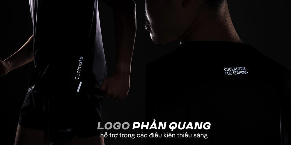Áo thun nam thể thao chạy bộ Essentials Fast & Free Run II siêu nhẹ, nhanh khô Coolmate